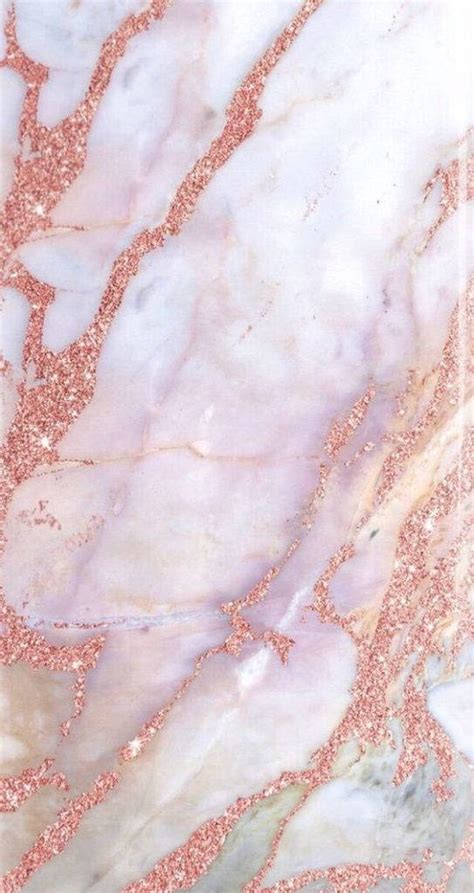 Download Pink Marble With Rose Gold Glitters Wallpaper