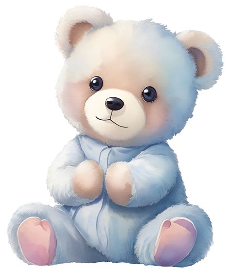 Cute Teddy Bear Illustration Ai Generative 33158764 Png