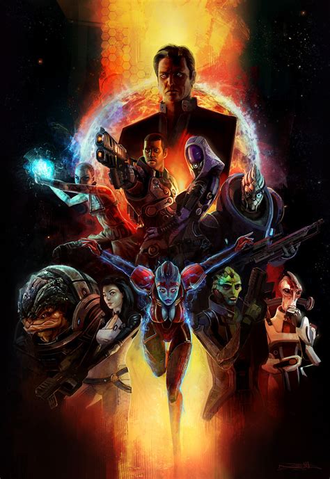 Mass Effect 2 Poster By Exu1a Rmasseffect