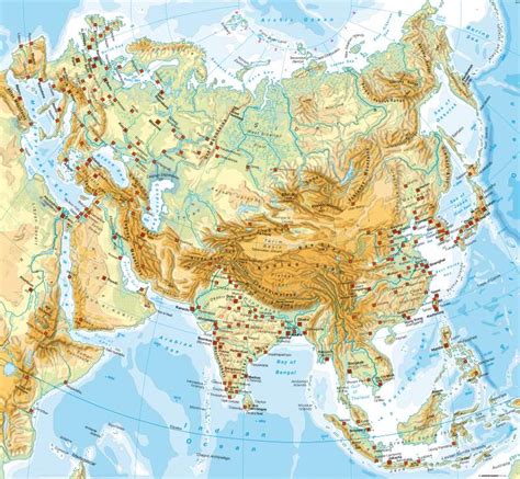 Diercke Weltatlas Kartenansicht Eurasia — Physical Map 978 3 14