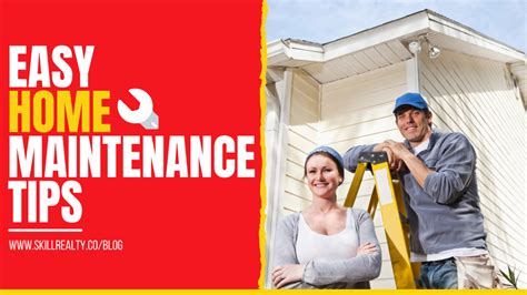 7 Home Maintenance Tasks That You Can Do Yourself Skillrealty
