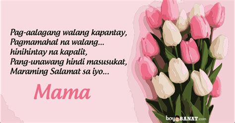 Tagalog Love Quotes And Messages For Our Nanay Boy Banat