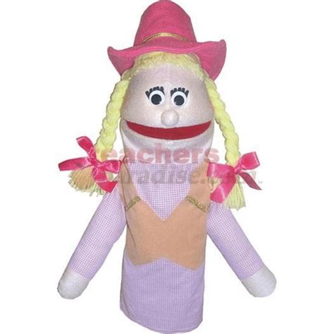 Half Body Character Puppets Cowgirl Cindy Caucasian