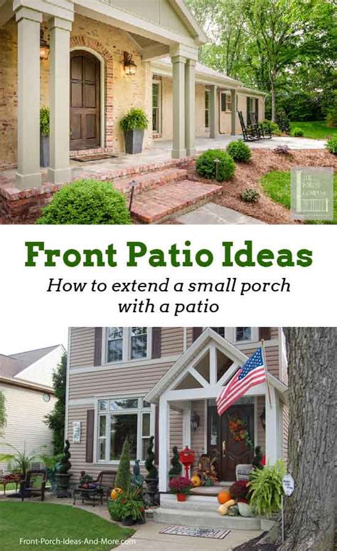 Patio pavers present homeowners with plenty of practical advantages as well as design appeal. Patio Ideas to Expand Your Front Porch