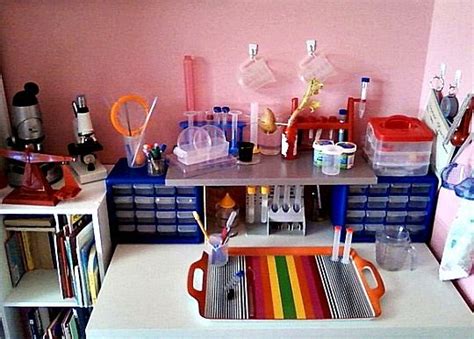 Set Up A Science Table At Home | Science table, Science bedroom