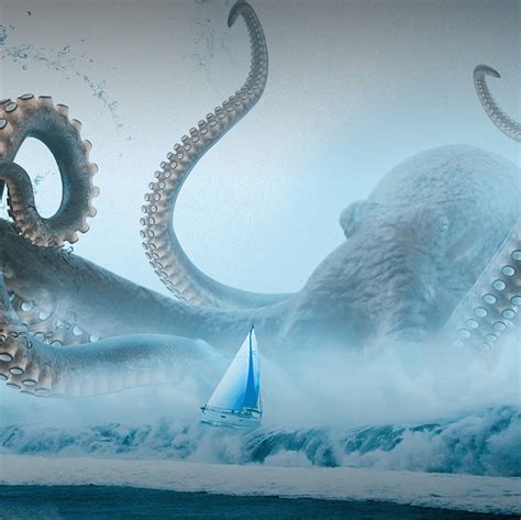 The elusive giant squid has wriggled its way into folklore for thousands of years, inspiring tales of fearsome krakens with bodies as large as . Ominous Origins: Sea Monsters (The Kraken) - Morbidly ...