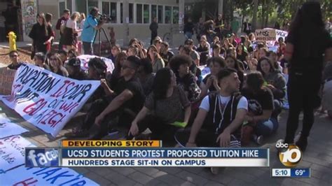 University Of California Campuses Explode As Students Protest Proposed
