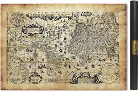 Carte Du Monde Ancienne Info ≡ Voyage Carte Plan