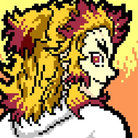 Rengoku Pixel Art Animes Yandere Dibujos The Best Porn Website