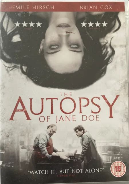 The Autopsy Of Jane Doe Dvd 2017 Emile Hirsch Brian Cox Eur 523