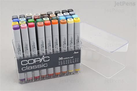 Copic Marker 36 Basic Color Set Jetpens