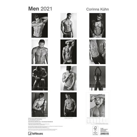 Maxi Calendrier 2021 Sexy Homme Noir Et Blanc