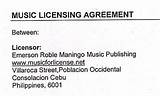 Mechanical License Agreement Template Photos