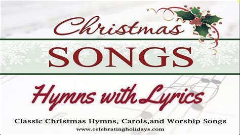 Christmas Songs Hymns With Lyrics Youtube
