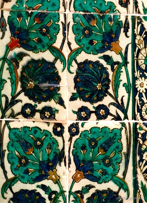 Topkap Palace Harem Istanbul Turkey Tile Art Mosaic Art Fish Scale