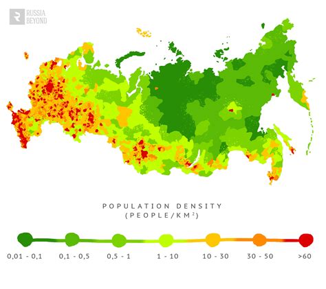 Population Density Of Russia Map World Map