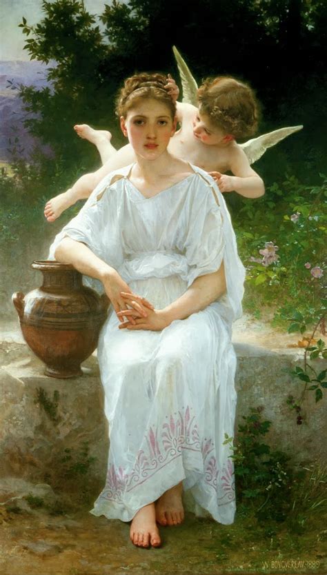 FRENCH PAINTERS William Adolphe BOUGUEREAU Whisperings Of Love