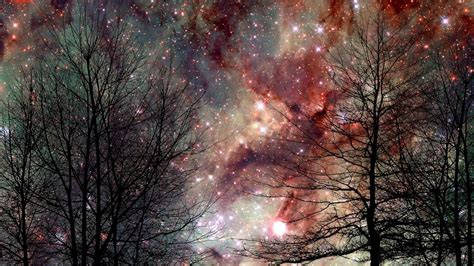 Night Sky Colorful Nebula 4k Dreamscene Live Wallpaper Youtube