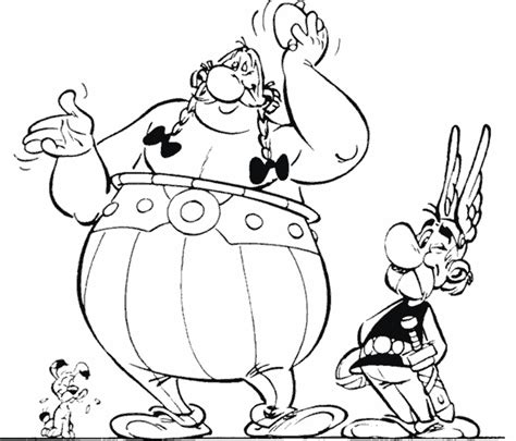 Portal Escuela Colorear A Asterix Obelix Idefix