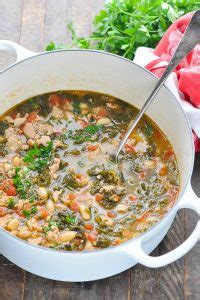 Tuscan White Bean Soup With Sausage And Kale The Seasoned Mom