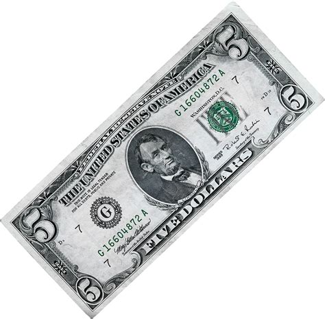 United States five-dollar bill United States Dollar United ...