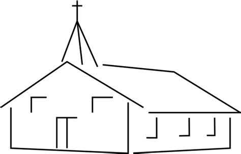 Church Sketch Clip Art At Vector Clip Art Online Royalty