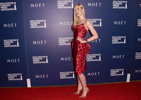 Elle Fanning 2015 Hollywood Foreign Press Associations Grants Banquet