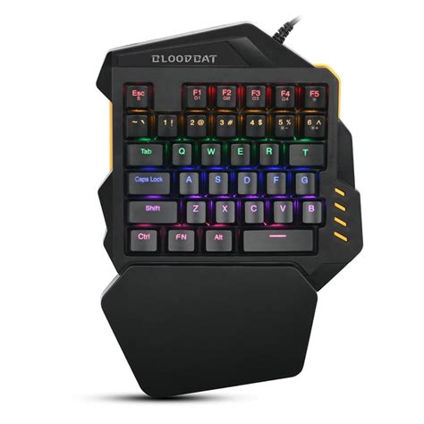 One Hand Gaming Keyboard And Mouse Combo Small Half Gaming Keyboard