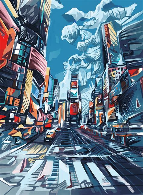 New York City Times Square Painting By Bekim M Pixels