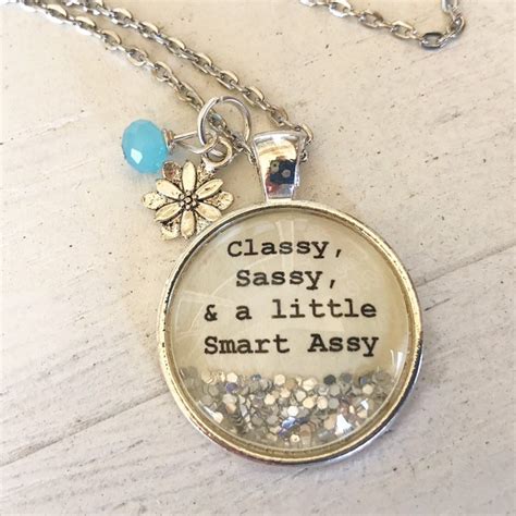 personalized jewelry classy sassy and a little smart assy etsy