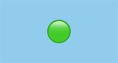🟢 Large Green Circle Emoji