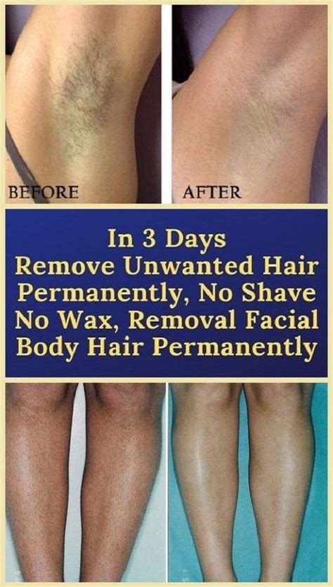 How To Remove Body Hair Permanently Without Waxing Or