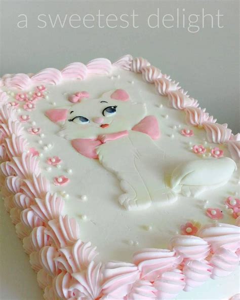 Marie The Aristocats Asweetestdelight Frozen Birthday Party Cake