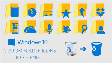 Windows 10 Custom Folder Icons By Davidvkimball On Deviantart