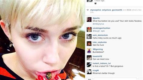 Thats Gotta Hurt Miley Cyrus Debuts Latest Tattoo On Instagram