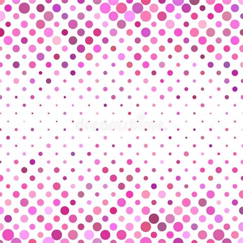 Pink Abstract Dot Pattern Background Stock Vector Illustration Of