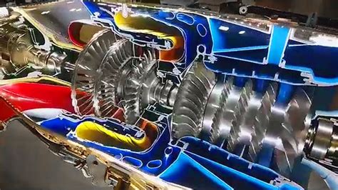 This Full Motion Cutaway Of A Pt6 Turboprop Engine Is A Glorious Work