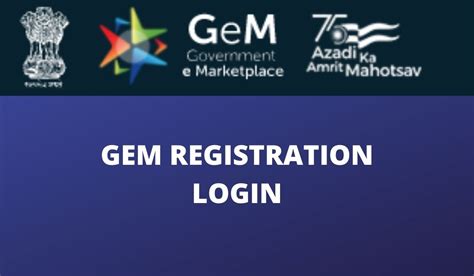 Gem Registration Govt E Online