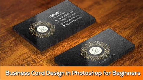 Business Card Design In Photoshop For Beginners Dr Creative
