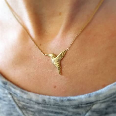 Personalised Hummingbird Necklace By Jana Reinhardt