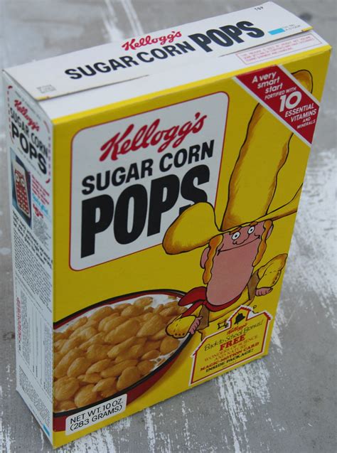 Kelloggs Sugar Corn Pops Cereal Box Big Yella 1977 Flickr