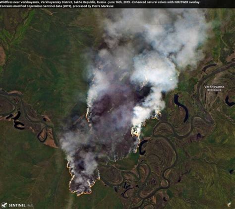 ‘unprecedented Arctic Wildfires Caught On Satellite Images