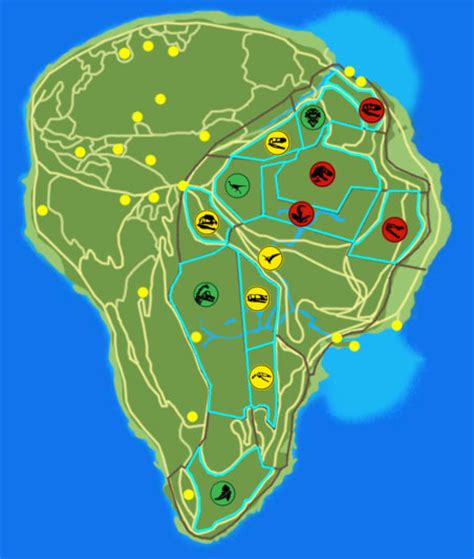 32 Map Of Isla Nublar Maps Database Source