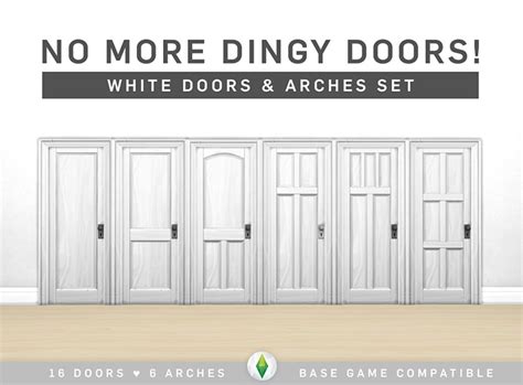 Sims 4 Maxis Match Doors Cc The Ultimate Collection All Sims Cc