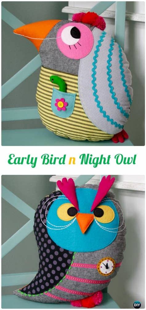 Creating decor custom decor for your home and family. 10 DIY Sew Owl Craft Projects For Home Decoration
