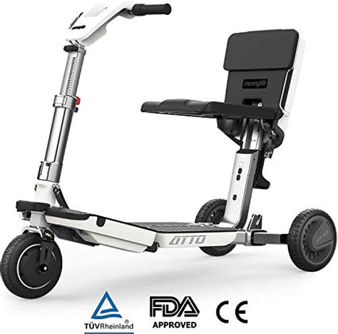 Atto Folding Travel Powered Mobility Scooter By Movinglife Full Size