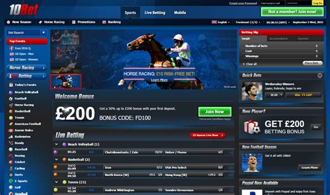 10bet Review 50 First Deposit Bonus Up To £200 May 2017