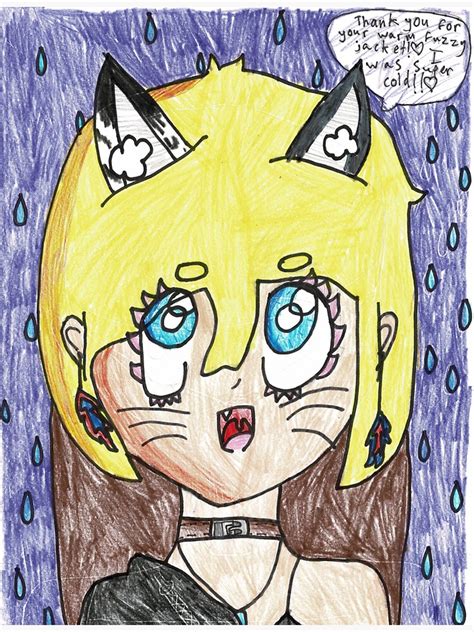 Cat Girl Anime Style Sticker For Sale By Hpomeroy1 Redbubble
