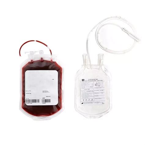 Singe Double Triple Quadruple Medical Blood Collection Bag China