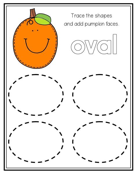 Oval Worksheets For Preschoolers Worksheet24
